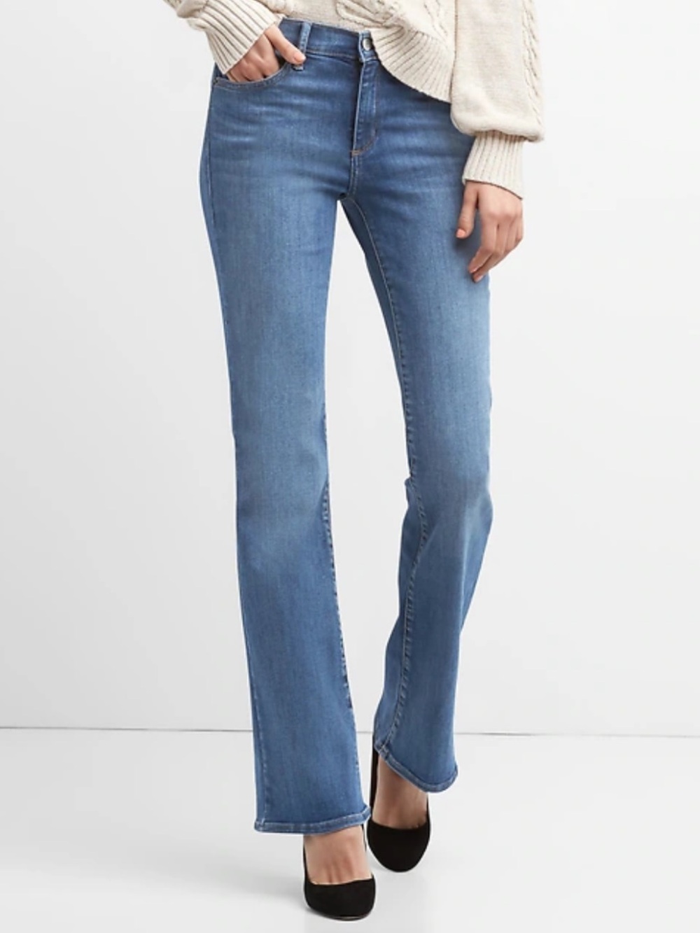 Gap Perfect Boot Jeans 30R Bootcut 90’s Retro Boho Y2K
